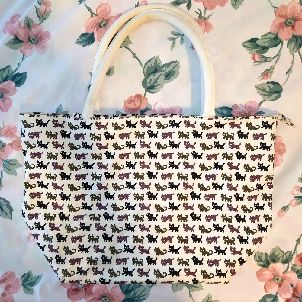 Cat Purse Tote Bag